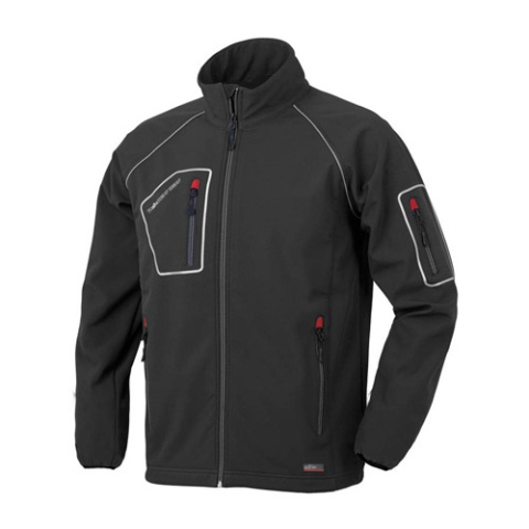 Kurtka softshellowa JUST BLACK rozm.XXXL Kurtka softshellowa JUST BLACK rozm.XXXL