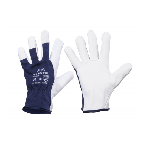 Rękawice skóra kozia ściągacz ECO-9840 r.9 Rękawice skóra kozia ściągacz ECO-9840 r.9