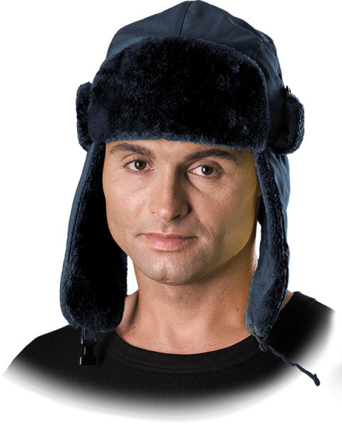 Czapka ocieplana uszanka granatowa CZOEXTREME G 60 Czapka ocieplana uszanka granatowa CZOEXTREME G 60