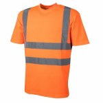 Tshirt ostrzegawczy Hi-viz REF 102 pomarańcz L