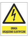 Znak UWAGA URZĄDZENIE ELEKTRYCZNE Z-10EOA FS74x105