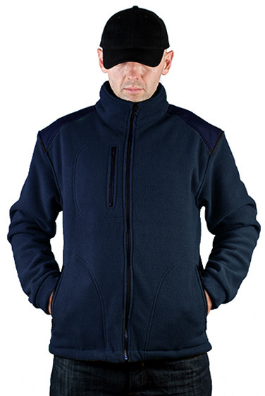 Bluza polarowa FLRA340 PREMIUM gran/czarny XXL Bluza polarowa FLRA340 PREMIUM gran/czarny XXL