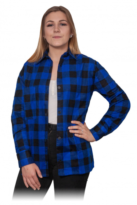 Koszula flanelowa 100% bawełna 150g czerwona / niebieska / zielona Koszula flanelowa 100% bawełna 150g czerwona / niebieska / zielona