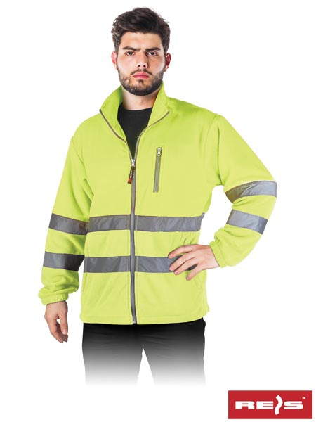 Bluza polarowa z pasami odbl. POLSTRIP Y M Bluza polarowa z pasami odbl. POLSTRIP Y M