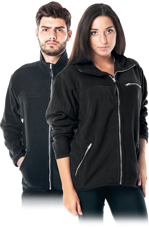 Bluza z polaru HONEY czarny XL Bluza z polaru HONEY czarny XL