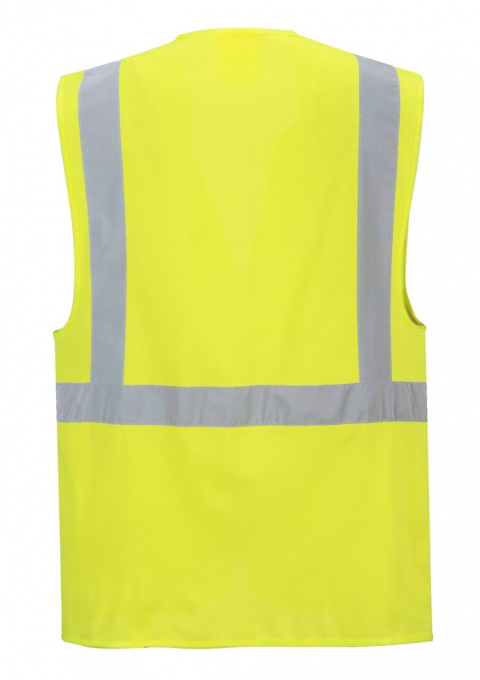 Kamzielka ostrzegawcza żółta z kieszonką S476 rozm. 5XL PORTWEST Kamzielka ostrzegawcza żółta z kieszonką S476 rozm. 5XL PORTWEST