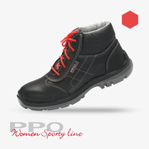 Buty robocze trzewiki damskie z kompozytowym noskiem S3 rozm. 36 PPO 556