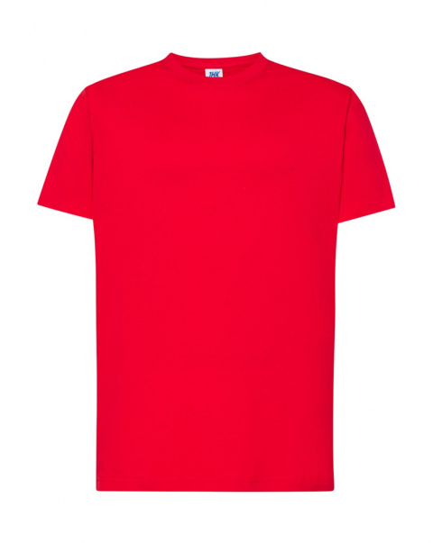 T-shirt koszulka bawełniana męska TSRA Czerwona 150g rozm. 4XL JHK T-shirt koszulka bawełniana męska TSRA Czerwona 150g rozm. 4XL JHK