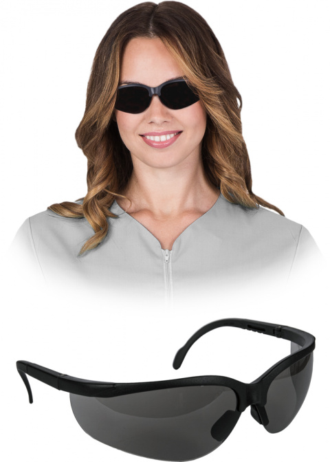 Okulary ochronne przyciemnione IDAHO-DARK Okulary ochronne przyciemnione IDAHO-DARK