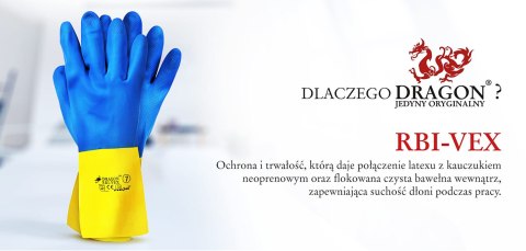 Rękawice ochronne z latexu i kauczuku neopren rozm. 10 Reis Rękawice ochronne z latexu i kauczuku neopren rozm. 10 Reis