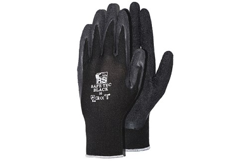 Rękawice powlekane lateksem SAFE BLACK TEC Rękawice powlekane lateksem SAFE BLACK TEC