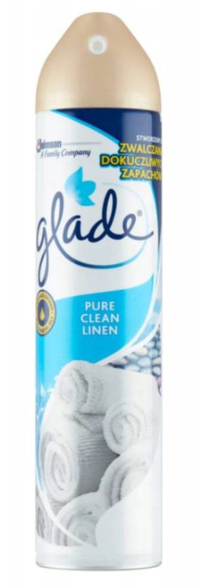 Odświeżacz powietrza spray PURE CLEAN LINEN 300ml Glade