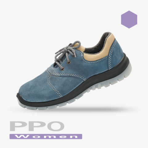 Półbuty damskie bez podnoska PPO 260W rozm. 40