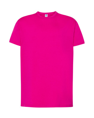T-shirt koszulka bawełniana męska TSRA Fuksja 150g rozm. L JHK