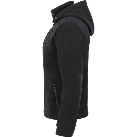 Bluza polarowa z kapturem czarna 340g JHK Bluza polarowa z kapturem czarna 340g JHK