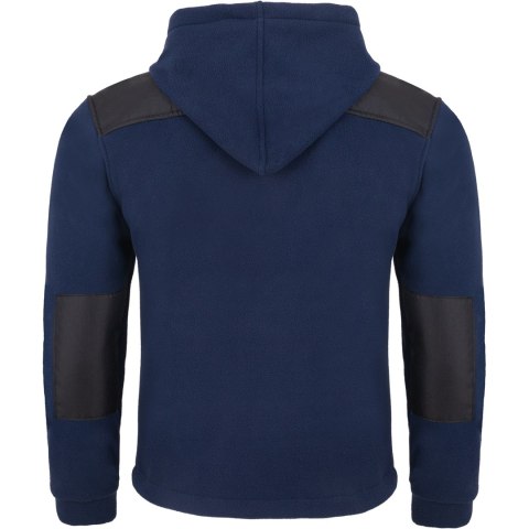 Bluza polarowa z kapturem rozm. XS granatowo - czarna 340g JHK Bluza polarowa z kapturem rozm. XS granatowo - czarna 340g JHK