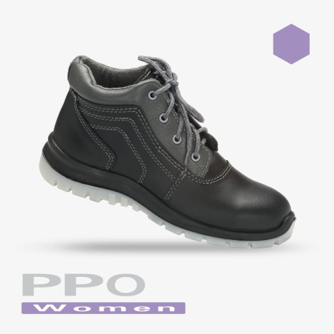 Buty robocze trzewiki damskie z metalowym podnoskiem rozm. 40 PPO 271 Buty robocze trzewiki damskie z metalowym podnoskiem rozm. 40 PPO 271