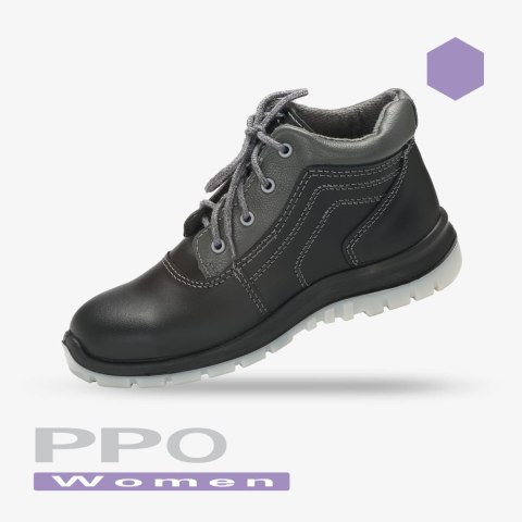 Buty robocze trzewiki damskie z metalowym podnoskiem rozm. 40 PPO 271 Buty robocze trzewiki damskie z metalowym podnoskiem rozm. 40 PPO 271