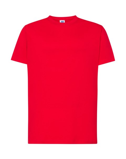 T-shirt koszulka bawełniana męska TSRA czerwona 190g rozm. L JHK T-shirt koszulka bawełniana męska TSRA czerwona 190g rozm. L JHK