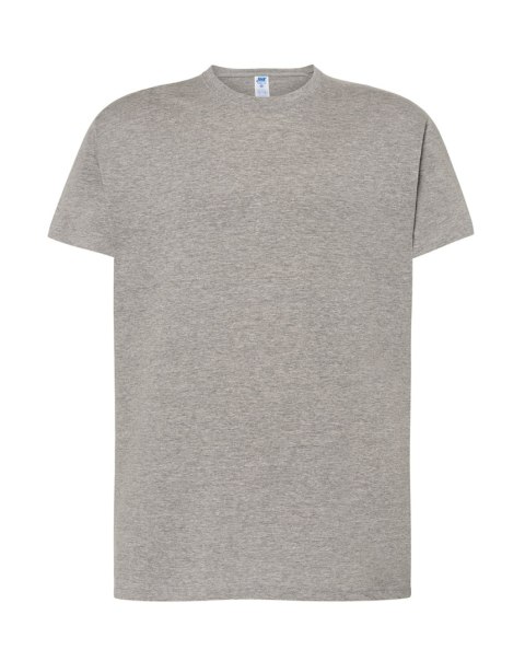 T-shirt koszulka bawełniana męska TSRA grey melange 190g rozm. XXL JHK T-shirt koszulka bawełniana męska TSRA grey melange 190g rozm. XXL JHK