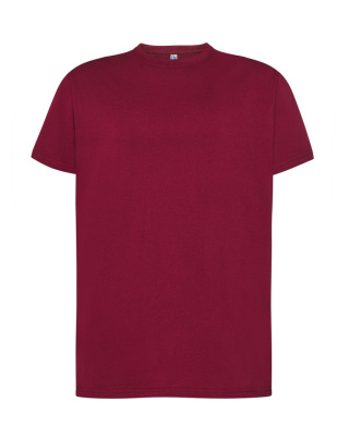 T-shirt koszulka bawełniana męska TSRA bordo 190g JHK