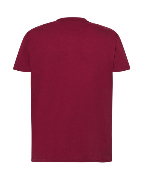 T-shirt koszulka bawełniana męska TSRA bordo 190g rozm. L JHK