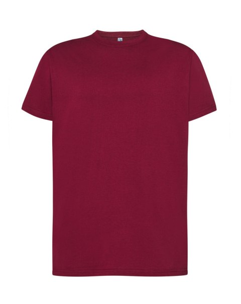 T-shirt koszulka bawełniana męska TSRA bordo 190g rozm. L JHK T-shirt koszulka bawełniana męska TSRA bordo 190g rozm. L JHK