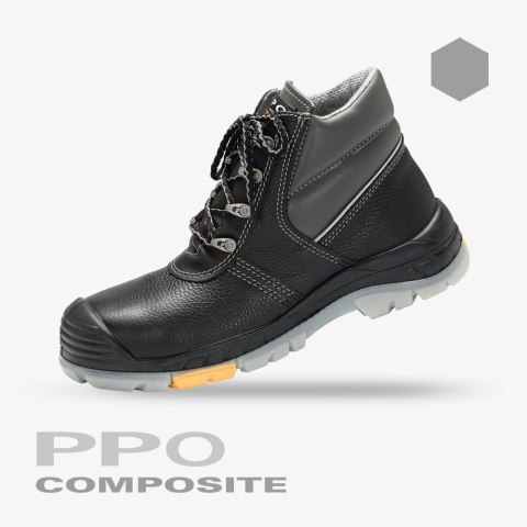 Buty robocze trzewiki z kompozytowym podnoskiem S3 rozm. 43 PPO 707