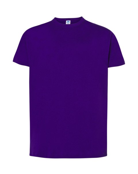 T-shirt koszulka bawełniana męska TSRA purpurowy 190g rozm. L JHK T-shirt koszulka bawełniana męska TSRA purpurowy 190g rozm. L JHK