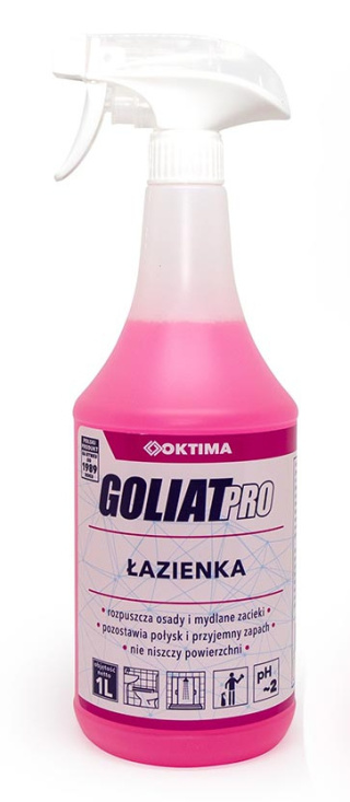 Płyn do czyszczenia łazienek 1 L Goliat PRO Oktima