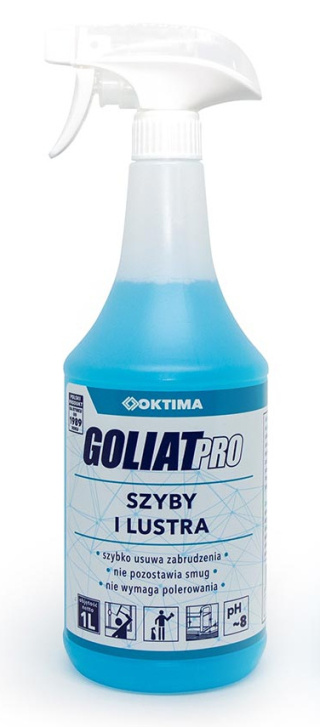 Płyn do mycia szyb i luster 1 L Goliat PRO Oktima