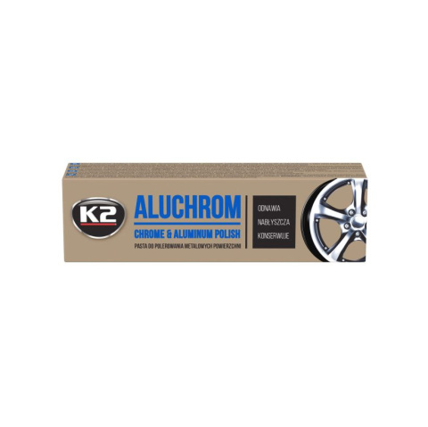 Pasta do polerowania chromu czyści i nabłyszcza ALUCHROM 120g K2