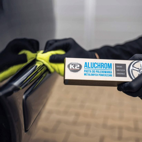 Pasta do polerowania chromu czyści i nabłyszcza ALUCHROM 120g K2