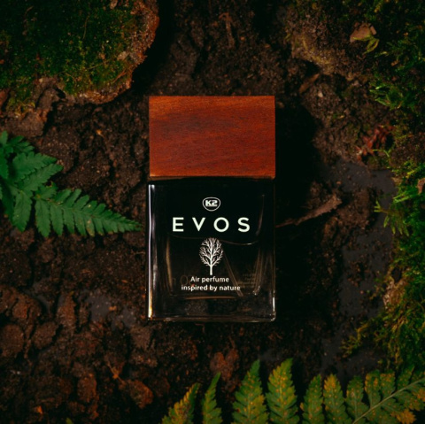 Zapach perfumy do auta EVOS Hunter flakon 50ml K2 Zapach perfumy do auta EVOS Hunter flakon 50ml K2