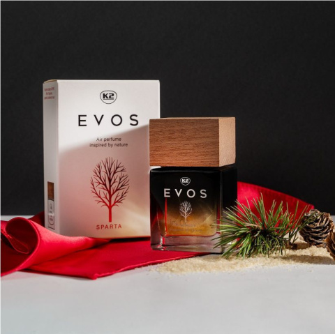 Zapach perfumy do auta EVOS Sparta flakon 50ml K2
