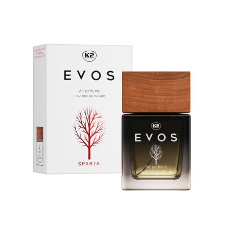 Zapach perfumy do auta EVOS Sparta flakon 50ml K2