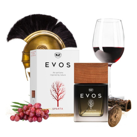 Zapach perfumy do auta EVOS Sparta flakon 50ml K2