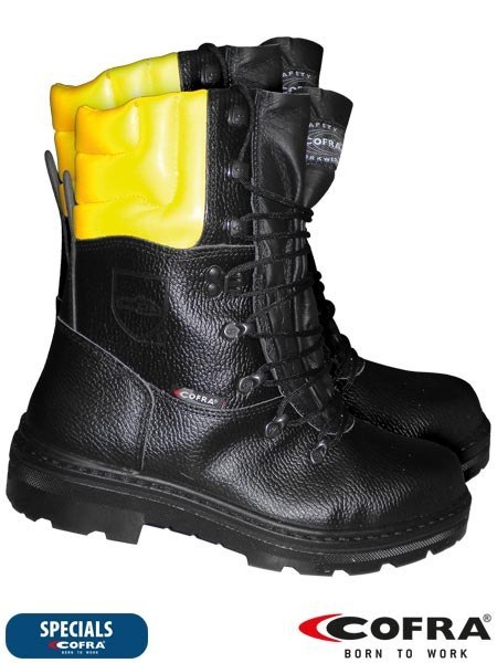 WOODSMAN BIS A E P FO WRU SRC - Buty dla drwali z wkładką antyprzecięciową i stalowym podnoskiem COFRA WOODSMAN BIS A E P FO WRU SRC - Buty dla drwali z wkładką antyprzecięciową i stalowym podnoskiem COFRA