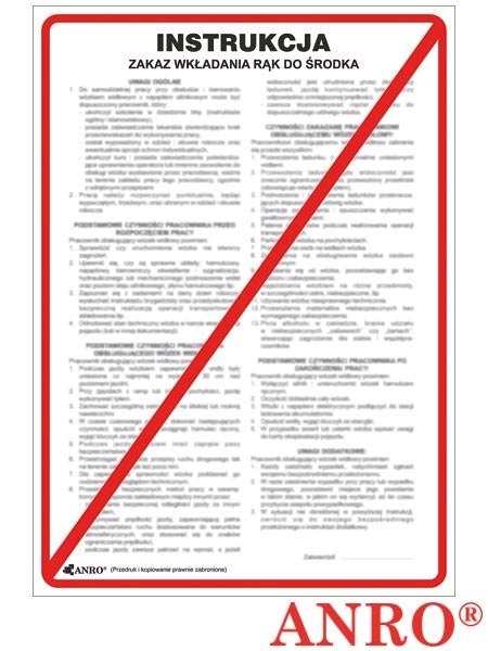 ZNAK BEZPIECZEŃSTWA ANRO ZNAK BEZPIECZEŃSTWA ANRO