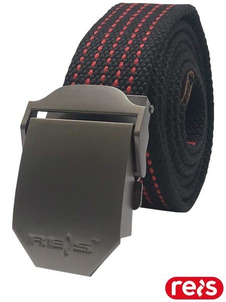 Pasek do spodni materiałowy męski 3,8 cm- Metalowa Klamra REIS Pasek do spodni materiałowy męski 3,8 cm- Metalowa Klamra REIS