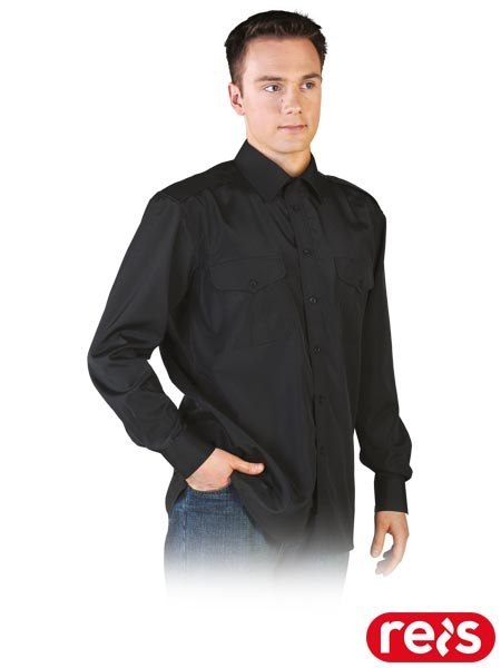 Koszula Męska Poliester/Bawełna z Pagonami – Elegancja i Funkcjonalność na Co Dzień i do Służby REIS Koszula Męska Poliester/Bawełna z Pagonami – Elegancja i Funkcjonalność na Co Dzień i do Służby REIS