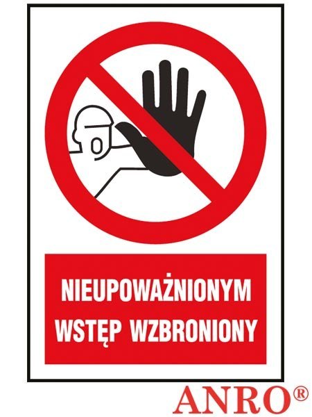 ZNAK BEZPIECZEŃSTWA ANRO ZNAK BEZPIECZEŃSTWA ANRO