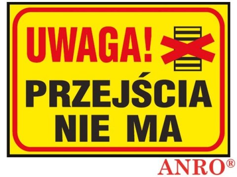 ZNAK BEZPIECZEŃSTWA ANRO ZNAK BEZPIECZEŃSTWA ANRO
