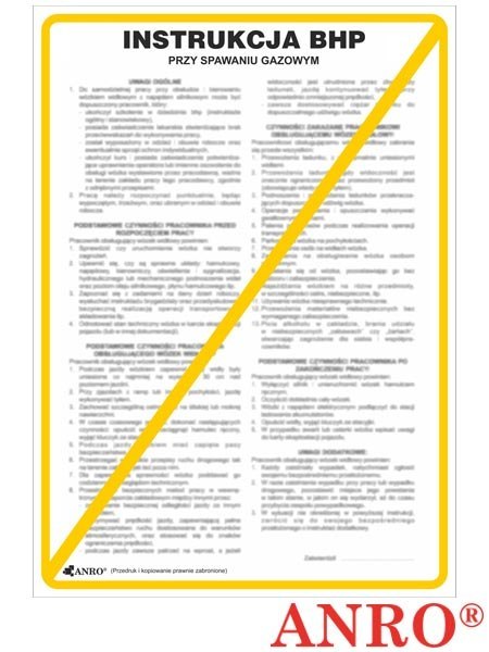 ZNAK BEZPIECZEŃSTWA ANRO ZNAK BEZPIECZEŃSTWA ANRO