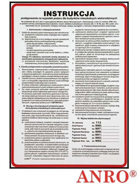 ZNAK BEZPIECZEŃSTWA ANRO ZNAK BEZPIECZEŃSTWA ANRO