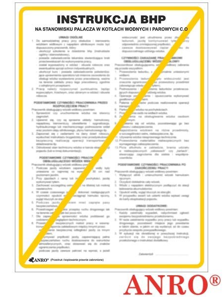 ZNAK BEZPIECZEŃSTWA ANRO ZNAK BEZPIECZEŃSTWA ANRO
