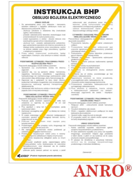 ZNAK BEZPIECZEŃSTWA ANRO ZNAK BEZPIECZEŃSTWA ANRO