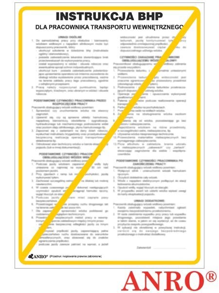 ZNAK BEZPIECZEŃSTWA ANRO ZNAK BEZPIECZEŃSTWA ANRO
