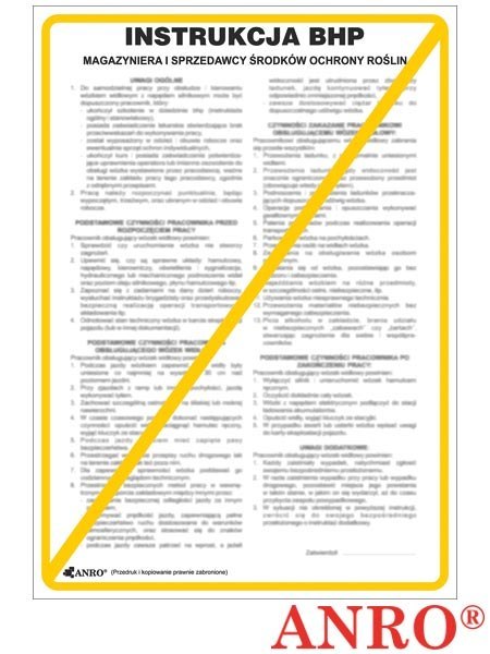 ZNAK BEZPIECZEŃSTWA ANRO ZNAK BEZPIECZEŃSTWA ANRO