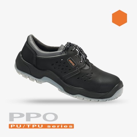 Buty robocze półbuty z metalowym podnoskiem S1 rozm. 45 PPO 0391 Buty robocze półbuty z metalowym podnoskiem S1 rozm. 45 PPO 0391
